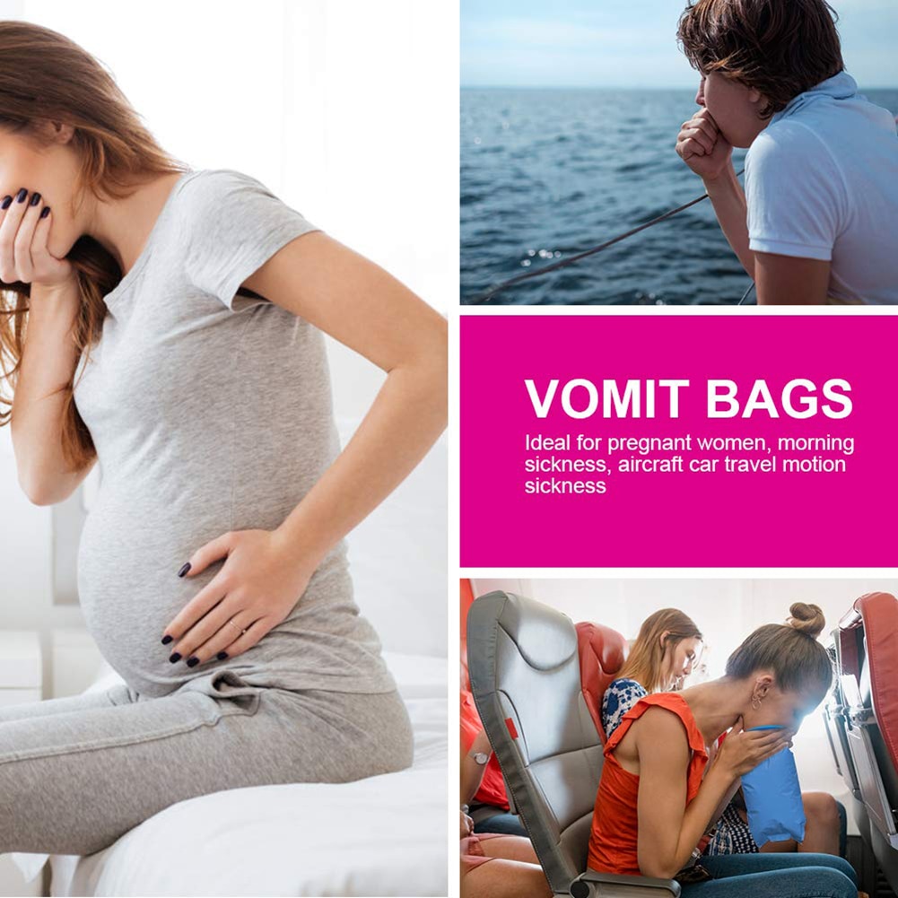 Sick Bags 10PC Disposable Bags Sick Bags 10PC Disposable Bags