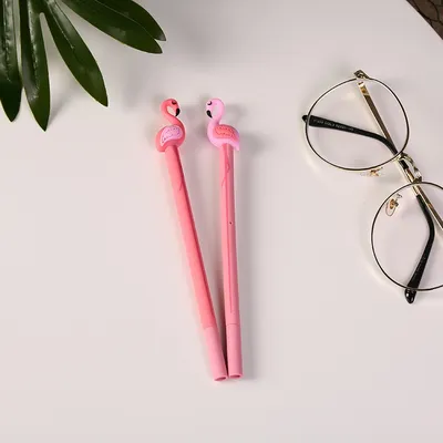 Sign Pen Gel Ink Cute Flamingo