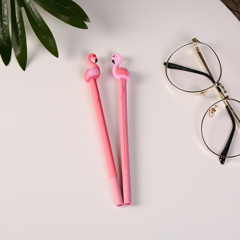 Sign Pen Gel Ink Cute Flamingo