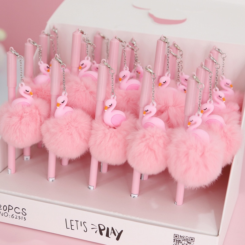 Sign Pen Gel Ink Cute Flamingo