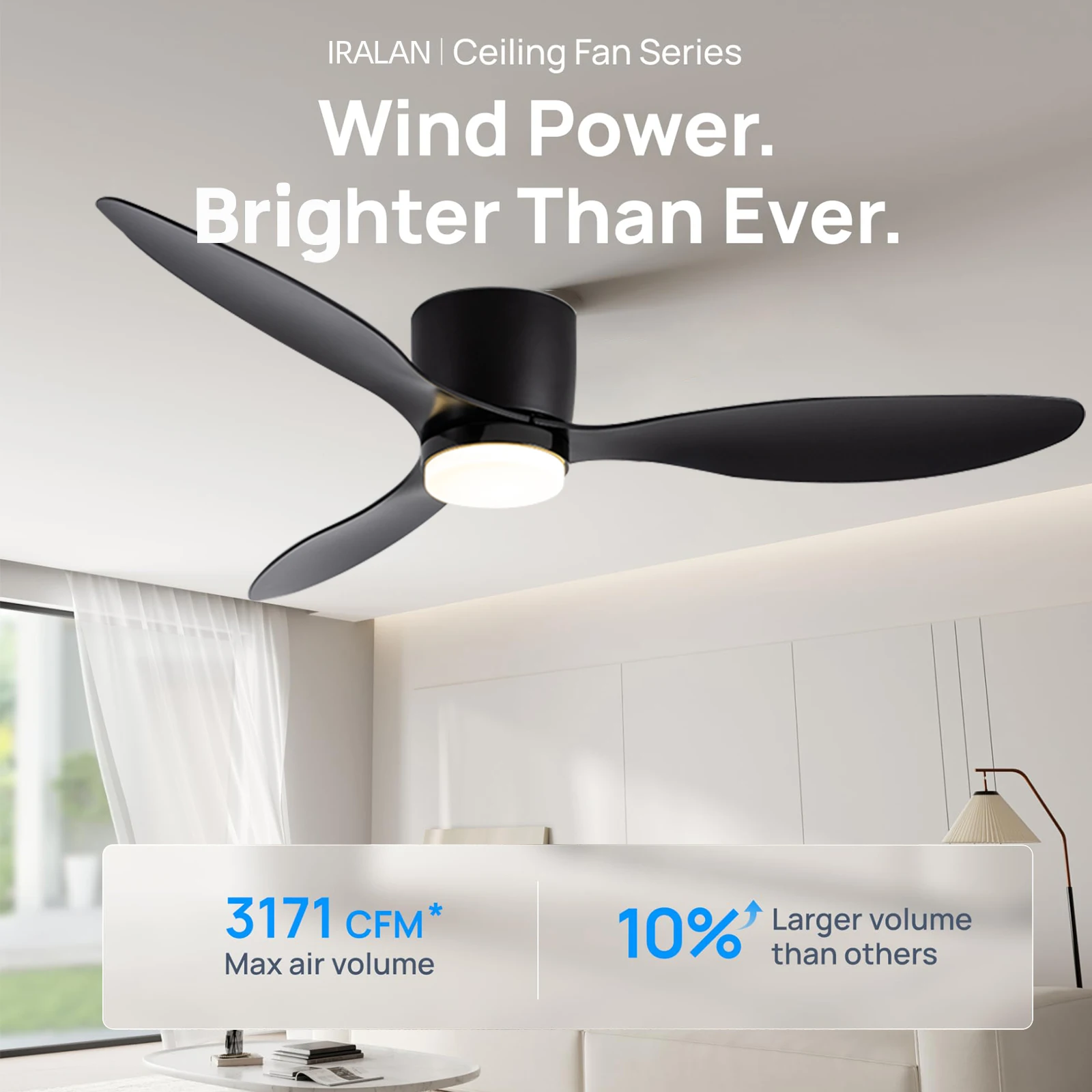 Silent and Powerful Ceiling Fan 6-Speed Smart Dimming LED Ceiling Fan Lighting Bedroom Room Lamps Living Room Lights Silent and Powerful Ceiling Fan 6-Speed Smart Dimming LED Ceiling Fan Lighting Bedroom Room Lamps Living Room Lights