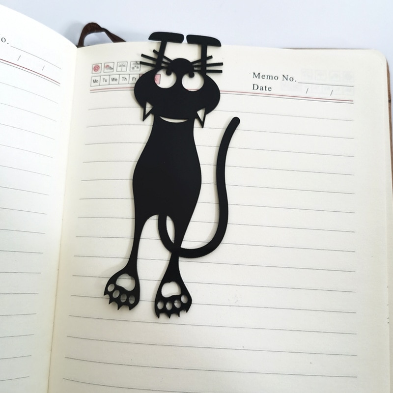 Silhouette Funny Cat Bookmarker (5 pcs) Silhouette Funny Cat Bookmarker (5 pcs)