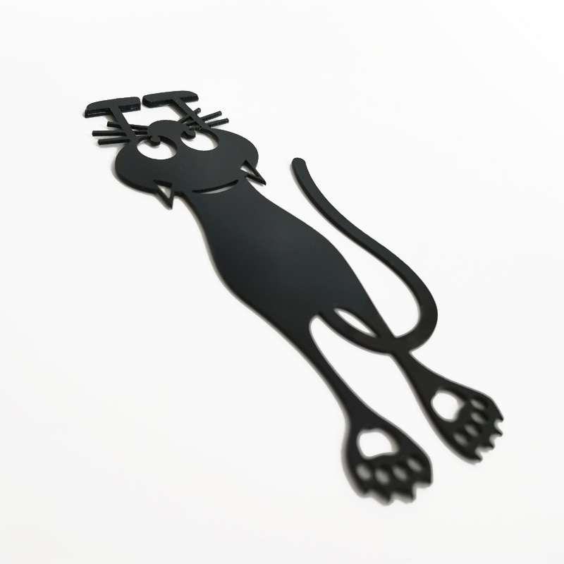 Silhouette Funny Cat Bookmarker (5 pcs) Silhouette Funny Cat Bookmarker (5 pcs)