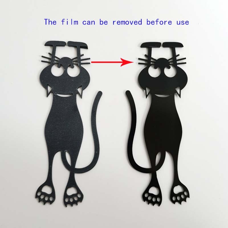 Silhouette Funny Cat Bookmarker (5 pcs) Silhouette Funny Cat Bookmarker (5 pcs)