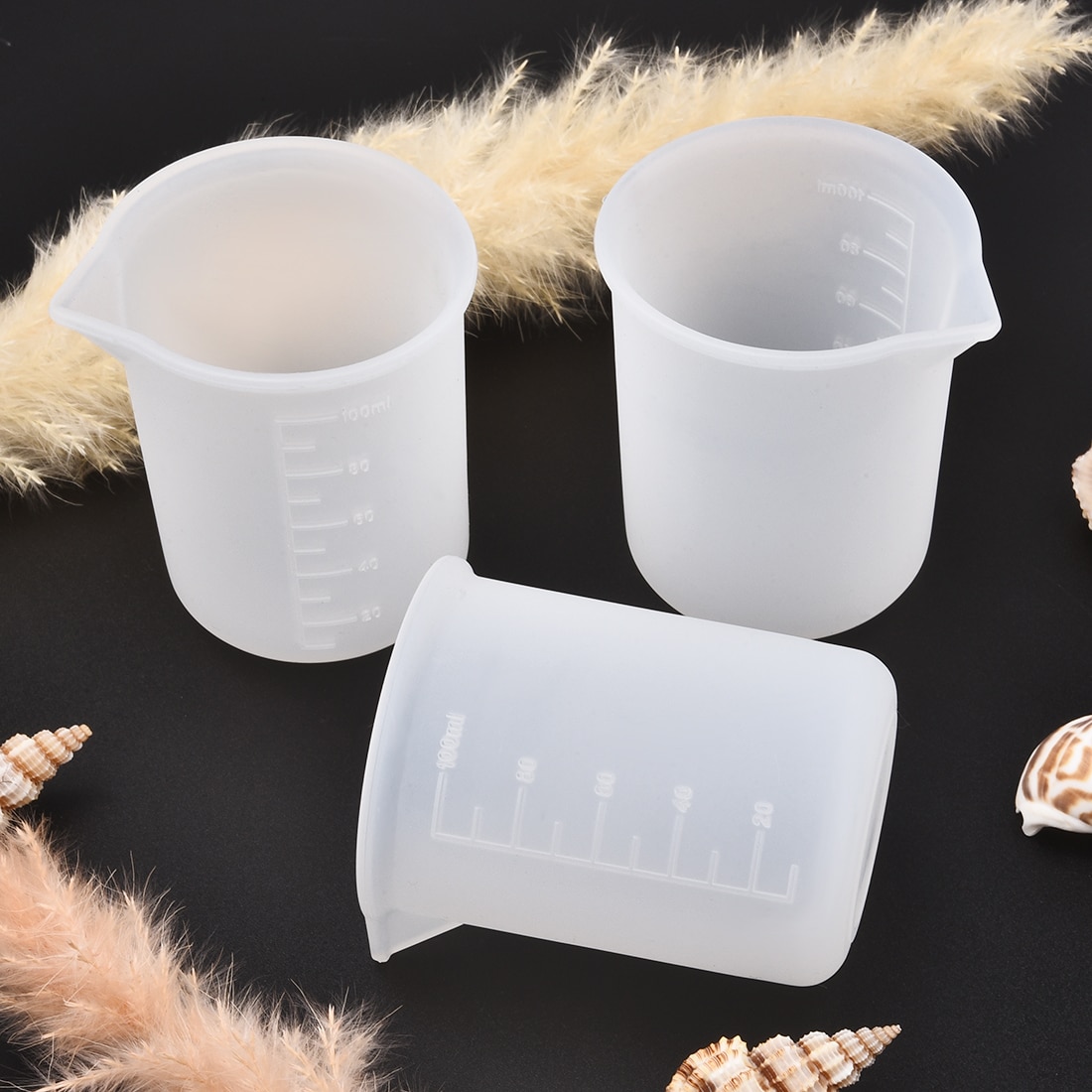 Silicone 100ml Resin Mixing Cups (5pcs) Silicone 100ml Resin Mixing Cups (5pcs)
