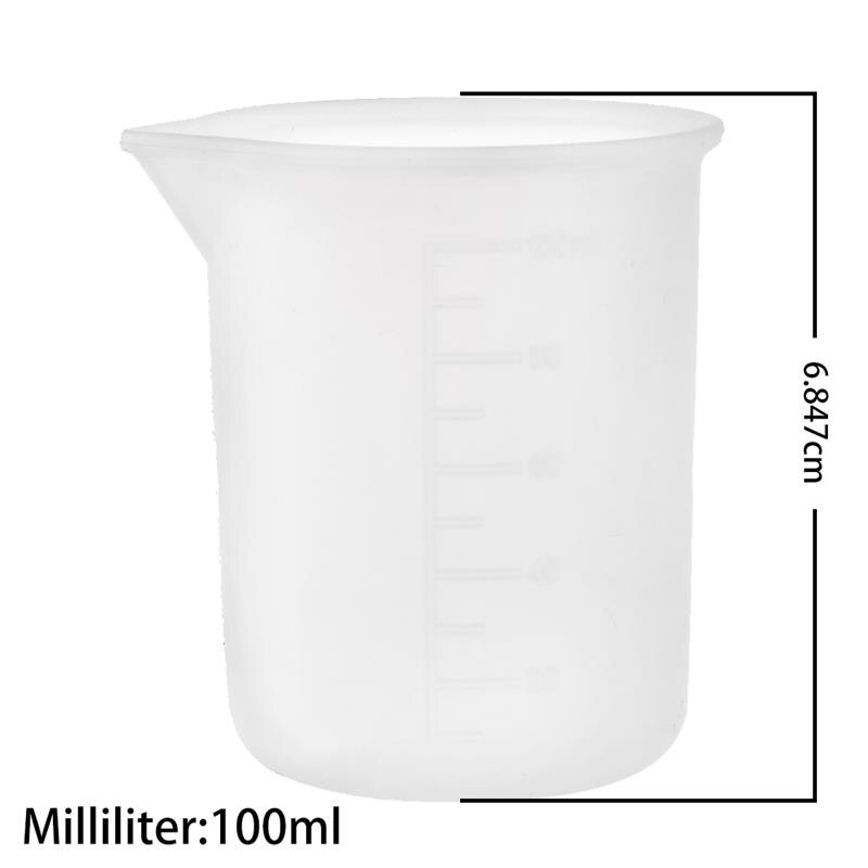 Silicone 100ml Resin Mixing Cups (5pcs)
