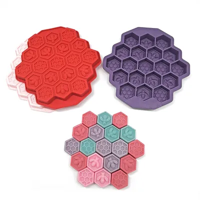 Silicone 19 Slot Honey Comb Mold