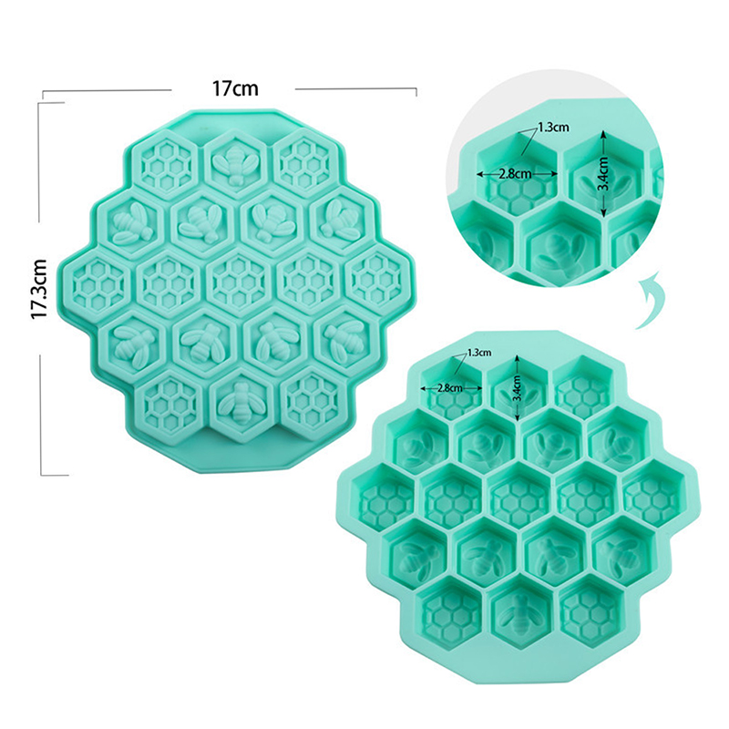 Silicone 19 Slot Honey Comb Mold Silicone 19 Slot Honey Comb Mold