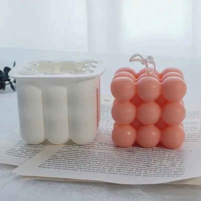 Silicone 3D Bubble Candle Mold