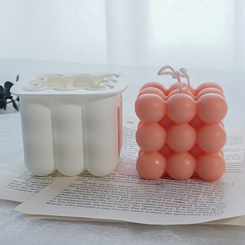 Silicone 3D Bubble Candle Mold Silicone 3D Bubble Candle Mold