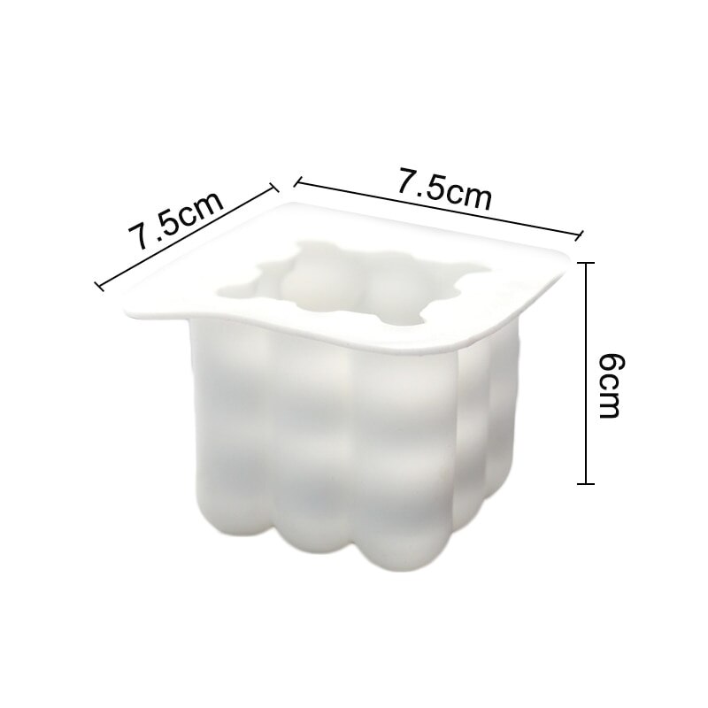 Silicone 3D Bubble Candle Mold