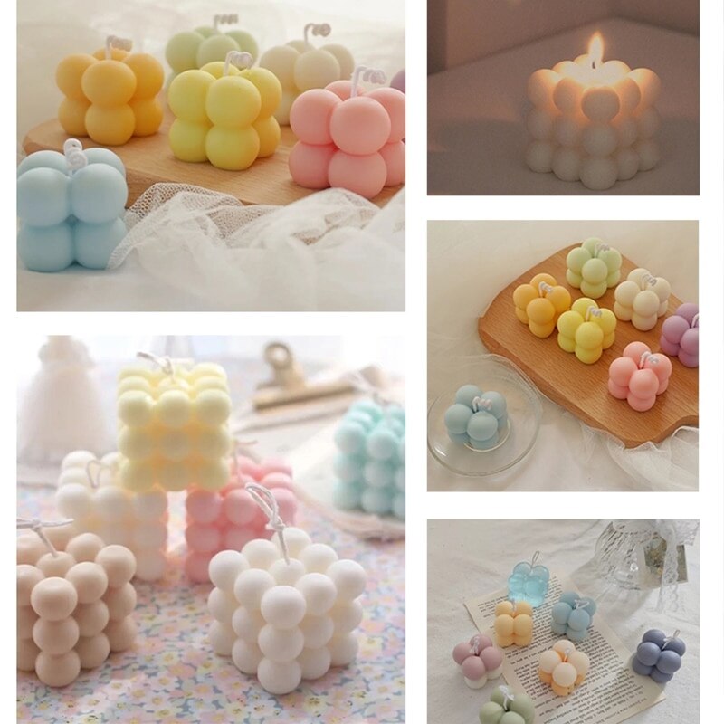 Silicone 3D Bubble Candle Mold