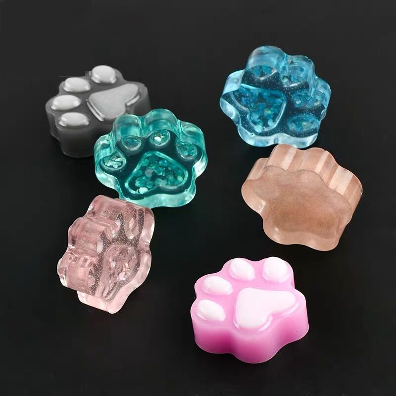 Silicone 4 Slot Paw Print Mold Silicone 4 Slot Paw Print Mold
