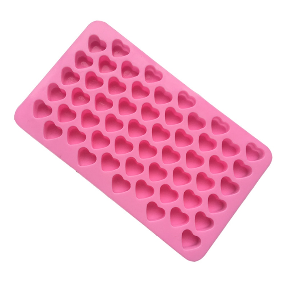 Silicone 55 Slot Heart Ice Cube Tray Silicone 55 Slot Heart Ice Cube Tray