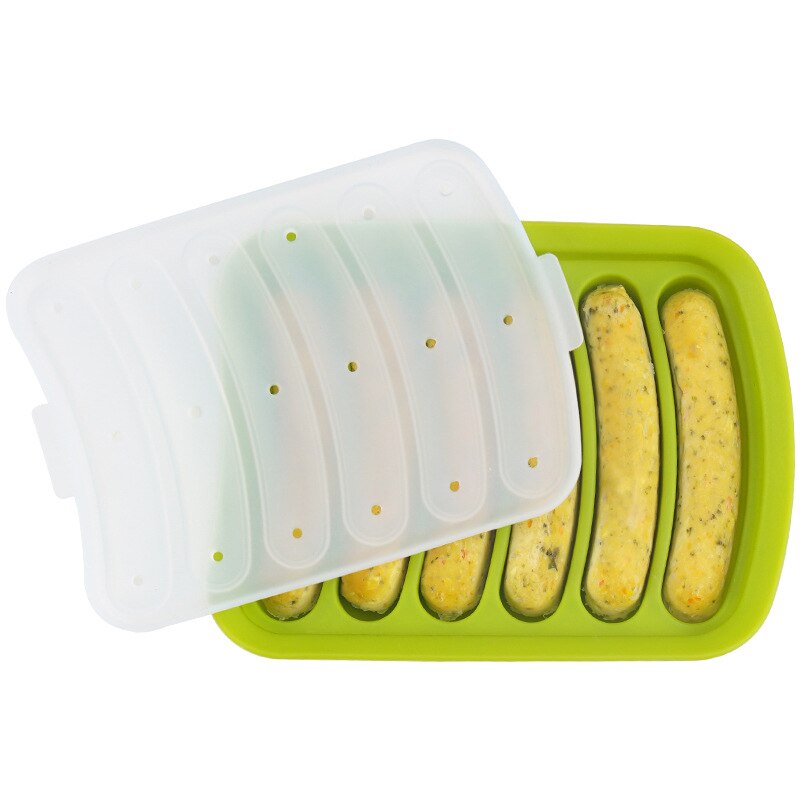 Silicone 6 Grid Hot Dog Mold Silicone 6 Grid Hot Dog Mold