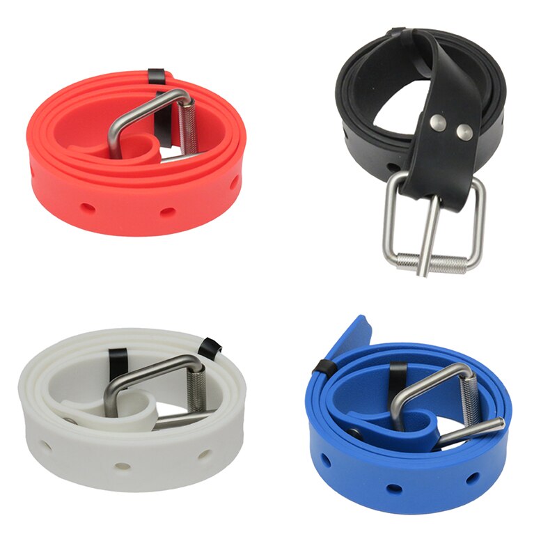 Silicone Adjustable Freediving Weight Belt