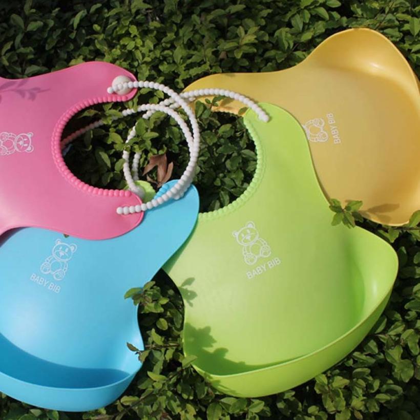 Silicone Baby Bibs Waterproof Feeding Bibs Silicone Baby Bibs Waterproof Feeding Bibs