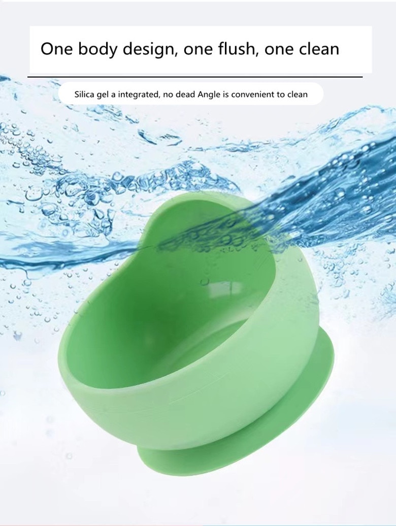 Silicone Baby Feeding Bowl Tableware for Kids Waterproof Suction Bowl With Spoon Children Dishes Kitchenware Baby Stuff Silicone Baby Feeding Bowl Tableware for Kids Waterproof Suction Bowl With Spoon Children Dishes Kitchenware Baby Stuff