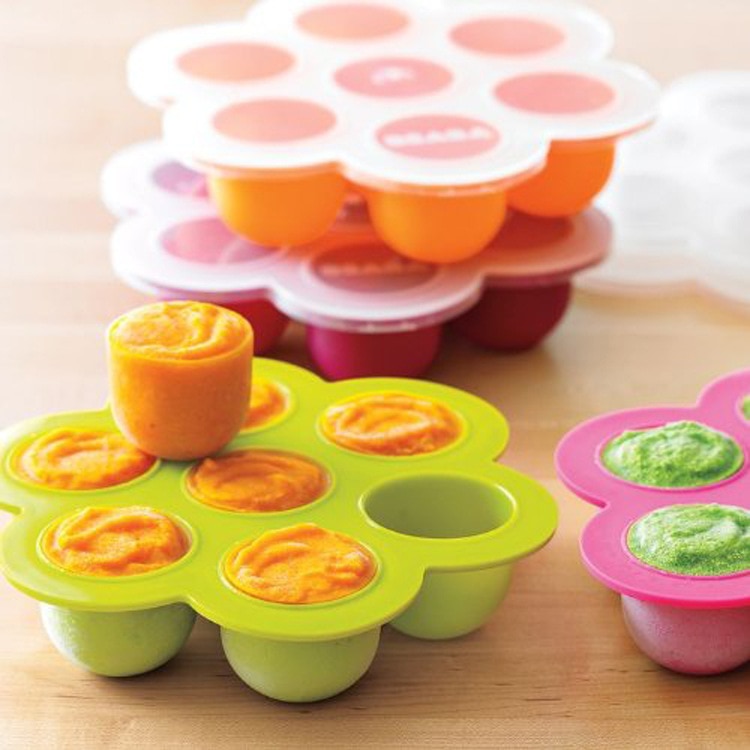 Silicone Baby Freezer Tray with Lid Silicone Baby Freezer Tray with Lid