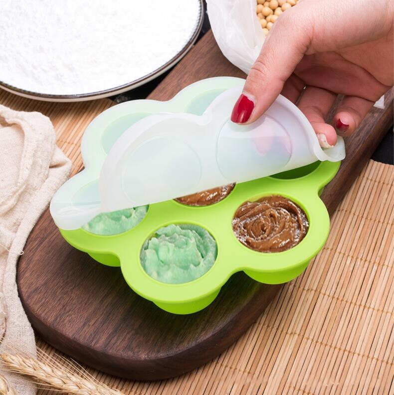 Silicone Baby Freezer Tray with Lid Silicone Baby Freezer Tray with Lid