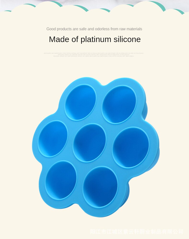 Silicone Baby Freezer Tray with Lid Silicone Baby Freezer Tray with Lid