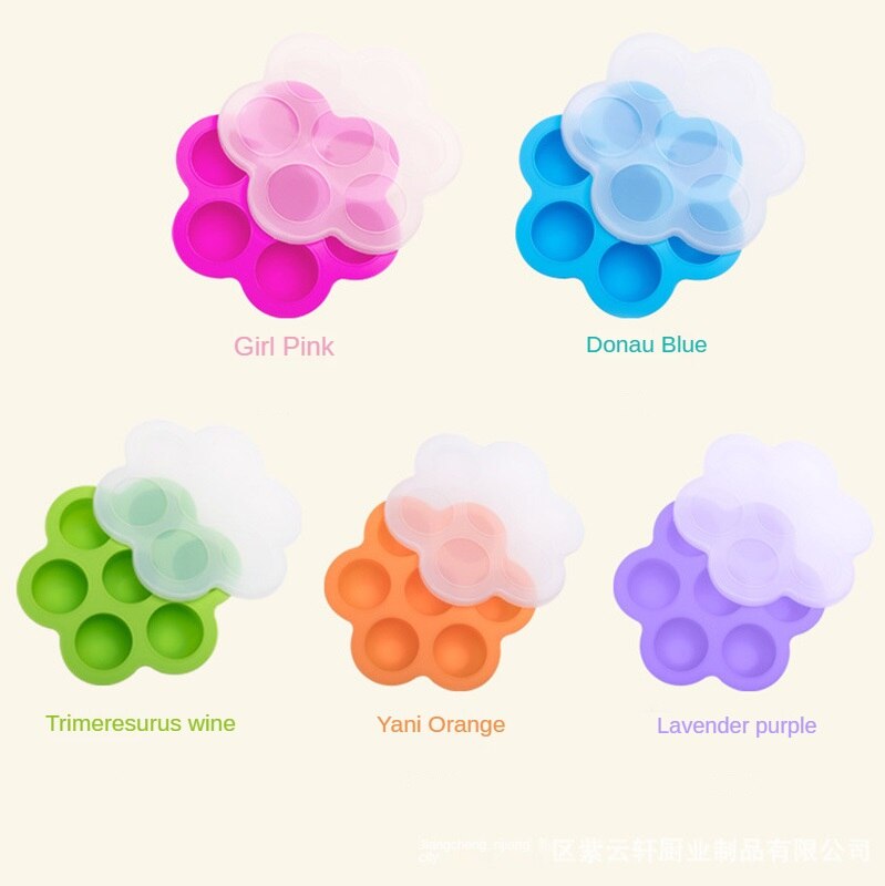 Silicone Baby Freezer Tray with Lid Silicone Baby Freezer Tray with Lid