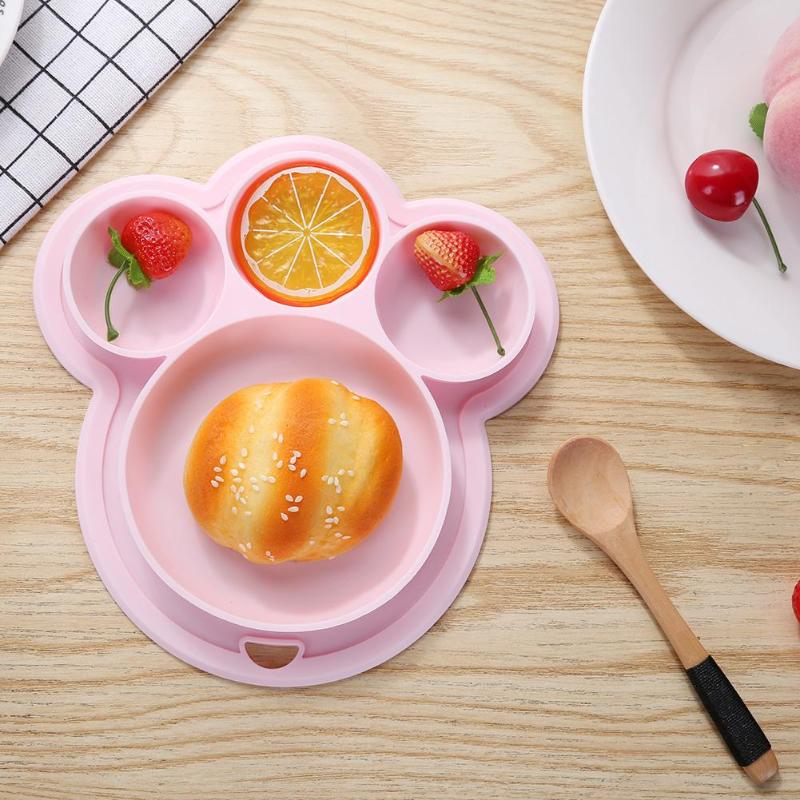 Silicone Baby Plate Feeding Bowl Silicone Baby Plate Feeding Bowl