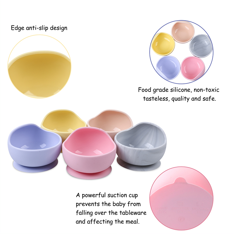 Silicone Baby Suction Cup Bowl Silicone Baby Suction Cup Bowl