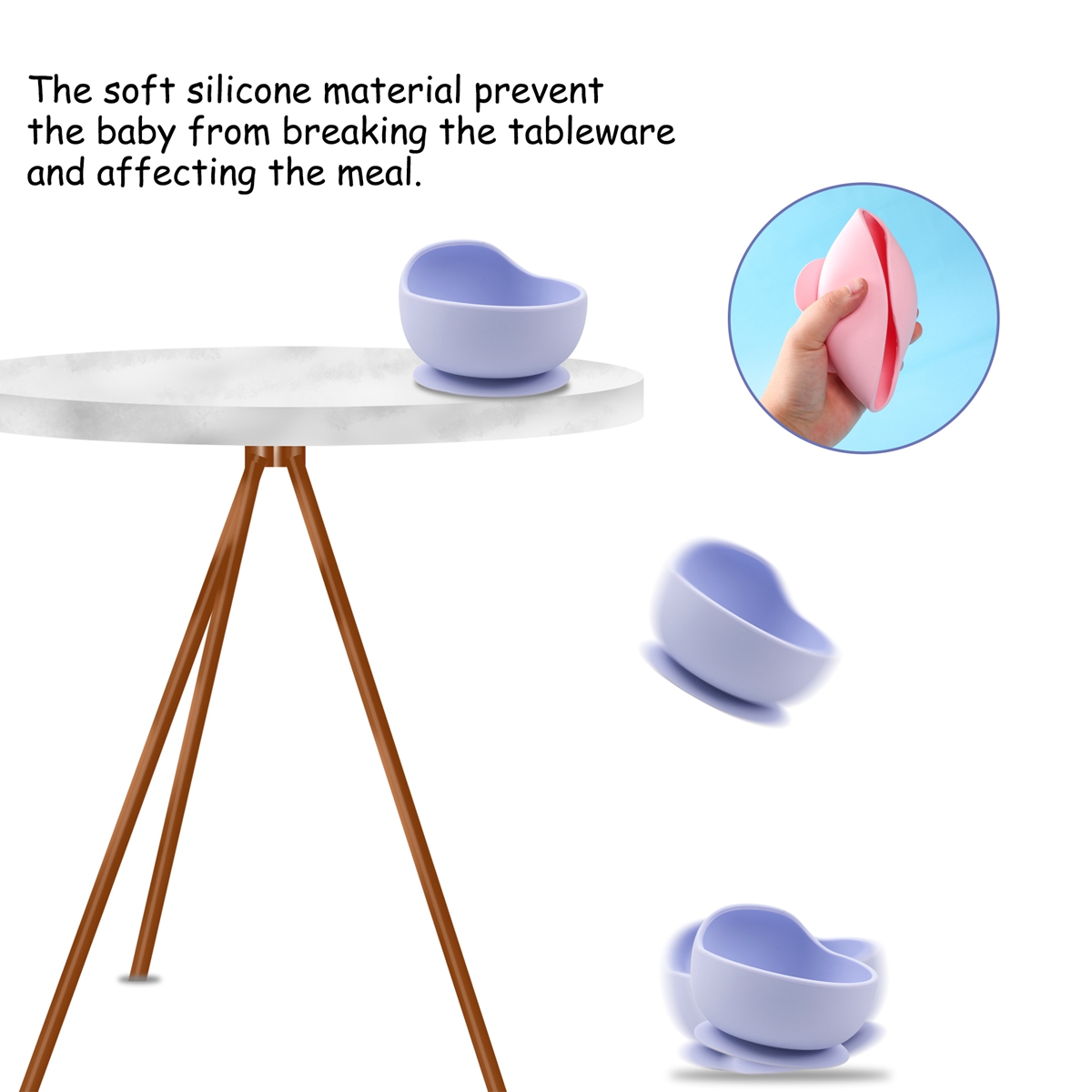 Silicone Baby Suction Cup Bowl Silicone Baby Suction Cup Bowl
