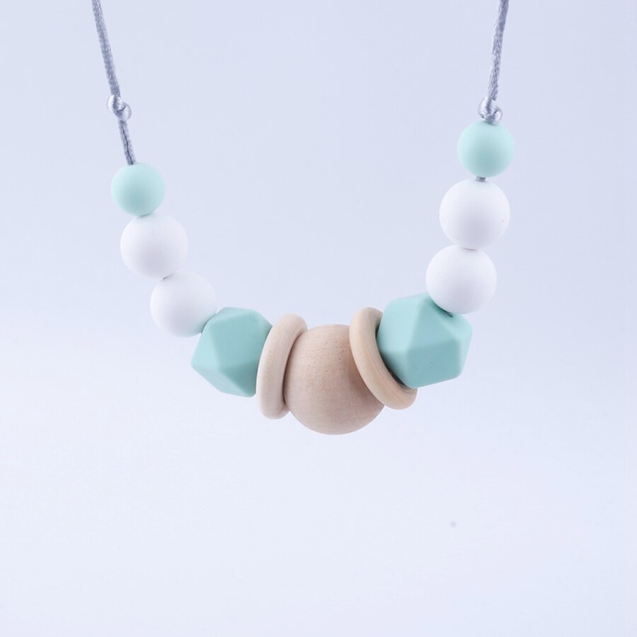 Silicone Baby Teether Necklace Silicone Baby Teether Necklace
