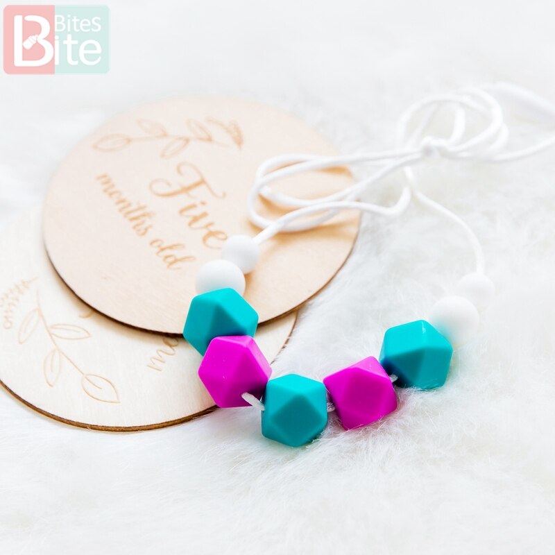 Silicone Baby Teether Necklace Silicone Baby Teether Necklace