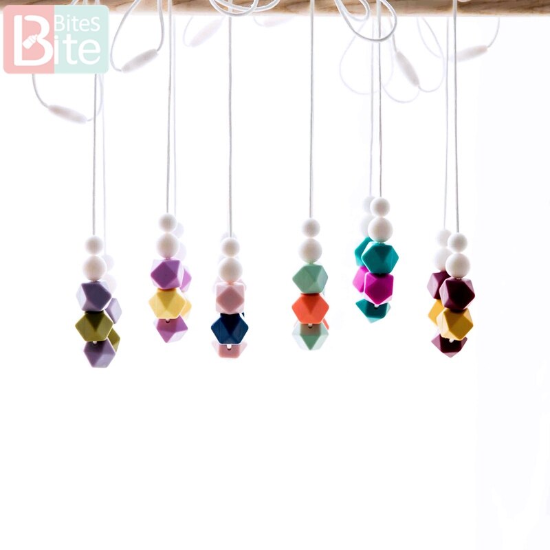 Silicone Baby Teether Necklace Silicone Baby Teether Necklace