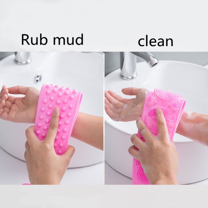 Silicone Back Scrubber Shower Accessory Silicone Back Scrubber Shower Accessory