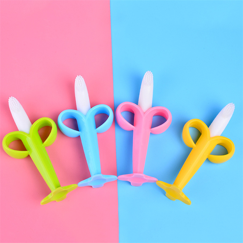 Silicone Banana Toothbrush Teether Silicone Banana Toothbrush Teether