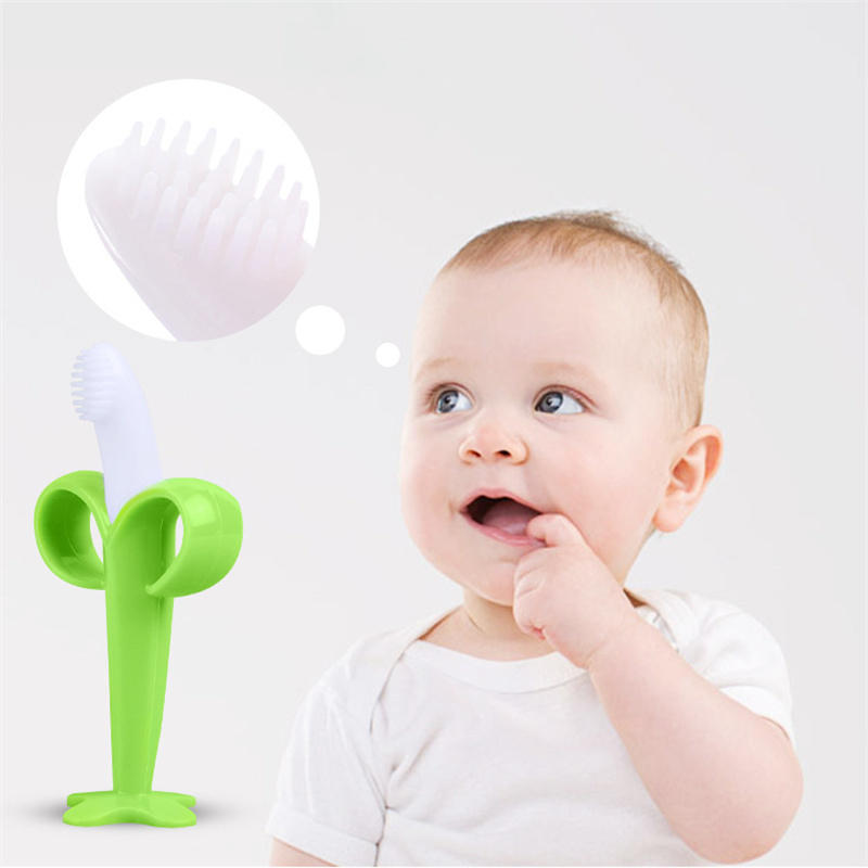 Silicone Banana Toothbrush Teether Silicone Banana Toothbrush Teether