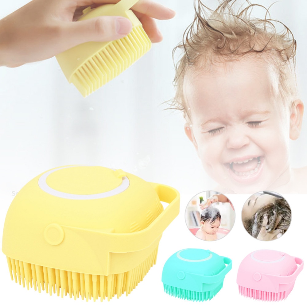 Silicone Bath Scrubber Shower Gel Brush Silicone Bath Scrubber Shower Gel Brush