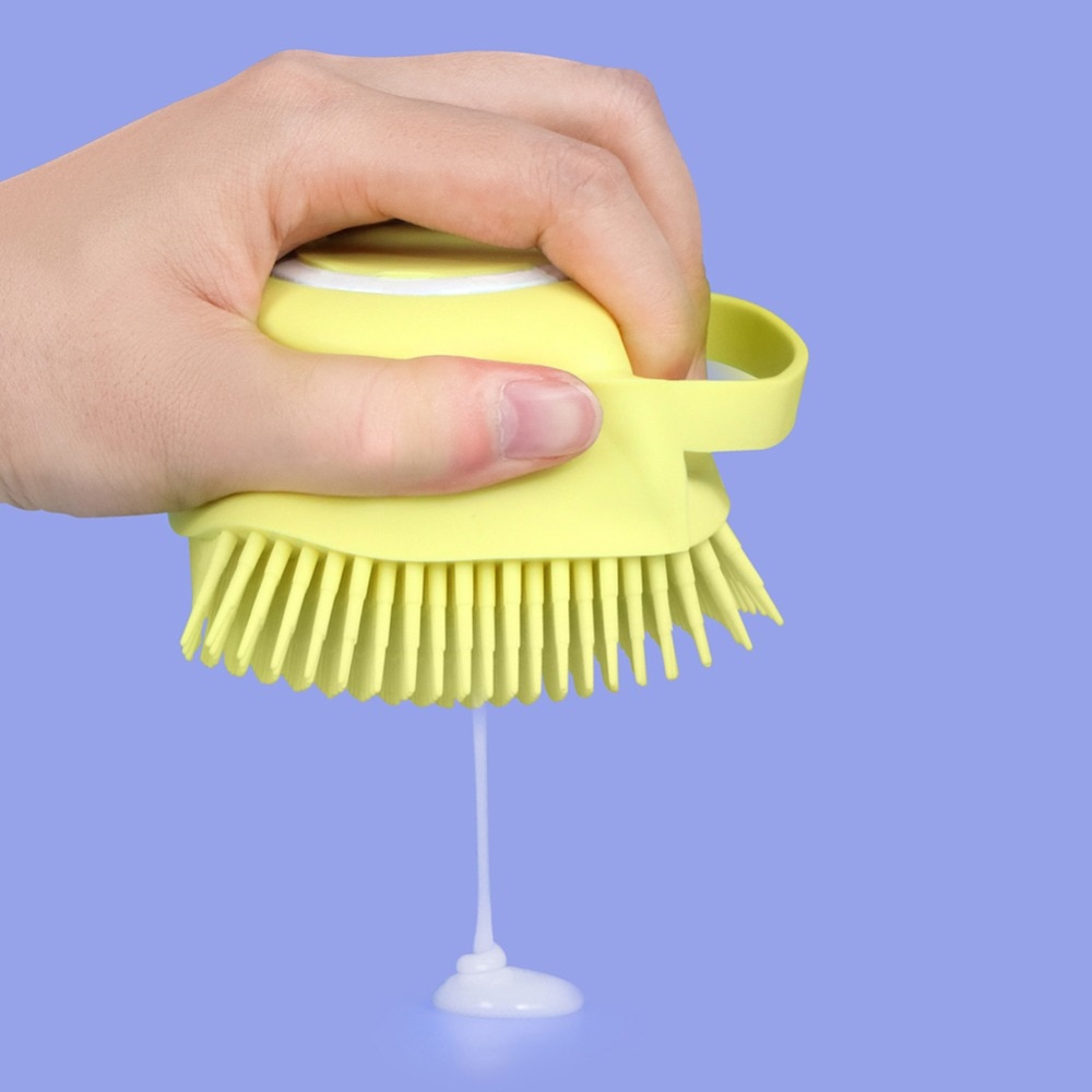 Silicone Bath Scrubber Shower Gel Brush Silicone Bath Scrubber Shower Gel Brush