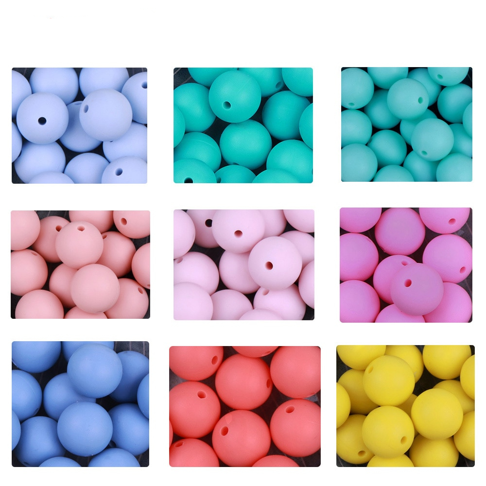 Silicone Beads DIY Nursing Accessory (10 pcs) Silicone Beads DIY Nursing Accessory (10 pcs)