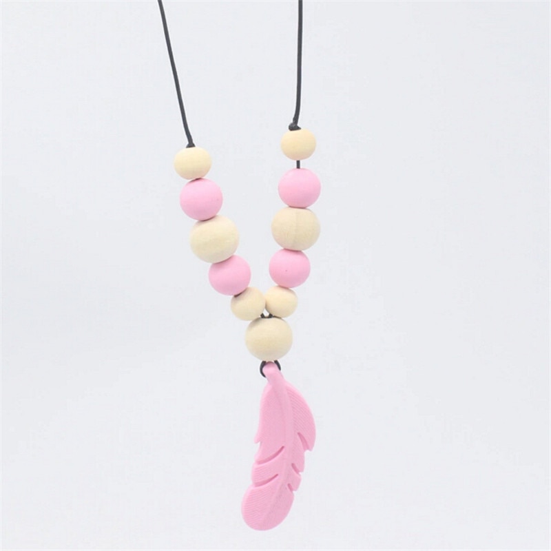 Silicone Beads Mom Teething Necklace Silicone Beads Mom Teething Necklace