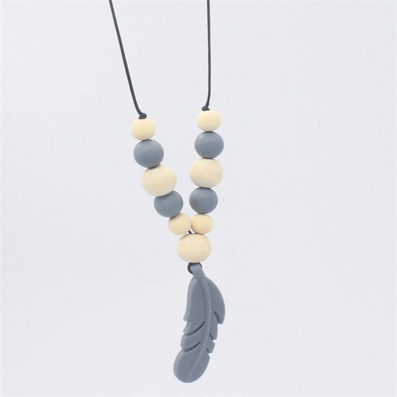 Silicone Beads Mom Teething Necklace Silicone Beads Mom Teething Necklace
