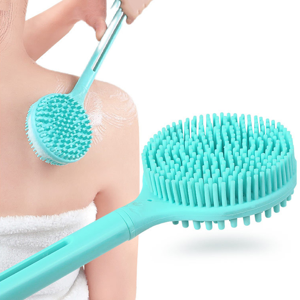 Silicone Body Scrub Brush with Handle