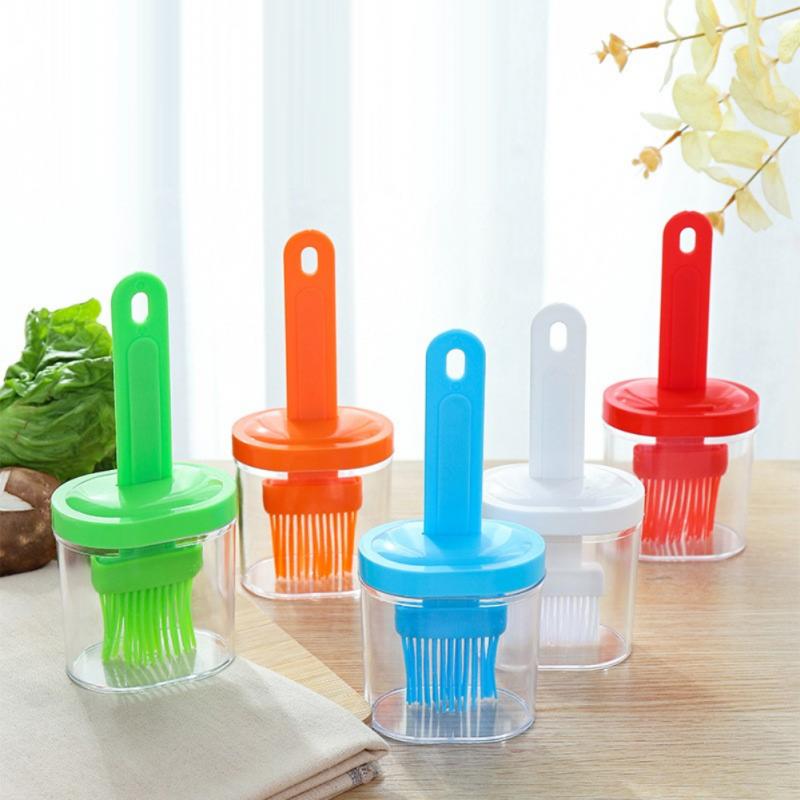 Silicone Bottle Brush High Temperature Resistant Portable Barbecue Oil Brush Household Baking Oil Brush Pancake Brush