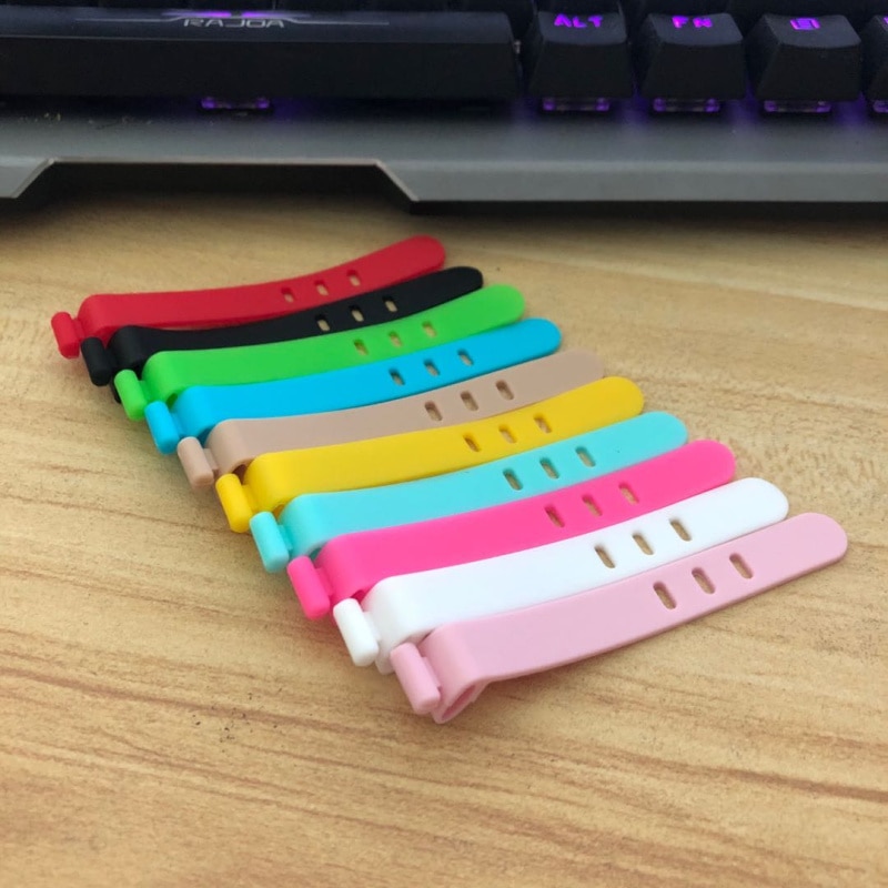 Silicone Cable Ties Organizer Straps (4 pcs) Silicone Cable Ties Organizer Straps (4 pcs)