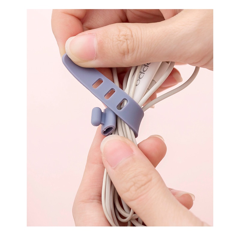 Silicone Cable Ties Organizer Straps (4 pcs) Silicone Cable Ties Organizer Straps (4 pcs)