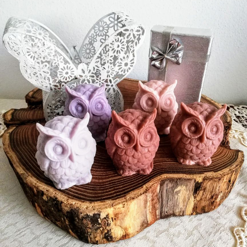 Silicone Candle Mold Owl Design