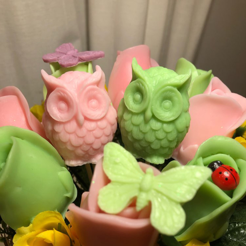 Silicone Candle Mold Owl Design