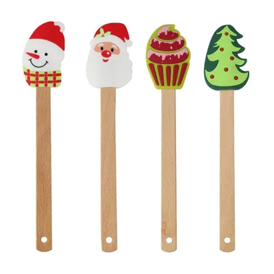 Silicone Christmas Holiday Spatula