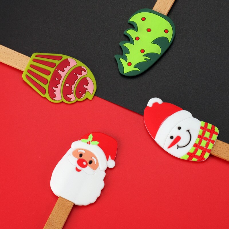 Silicone Christmas Holiday Spatula