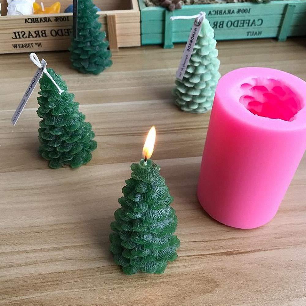 Silicone Christmas Tree Candle Mold