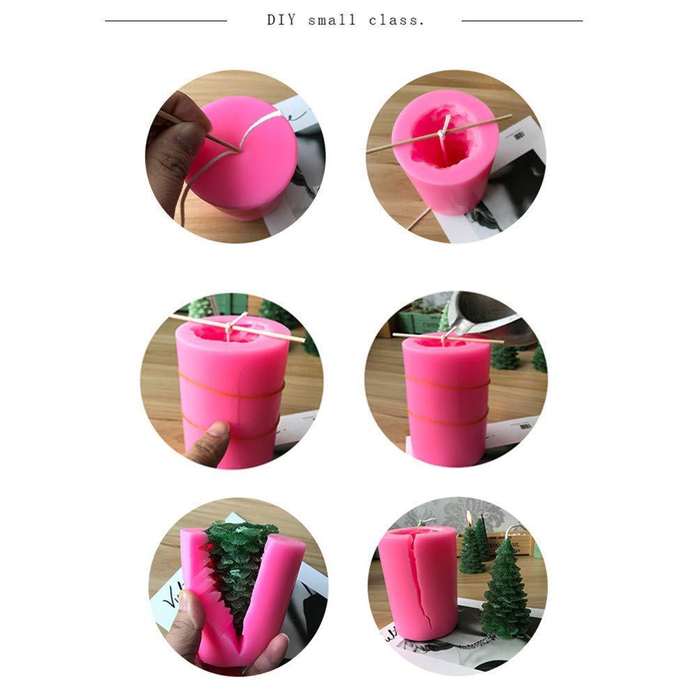 Silicone Christmas Tree Candle Mold